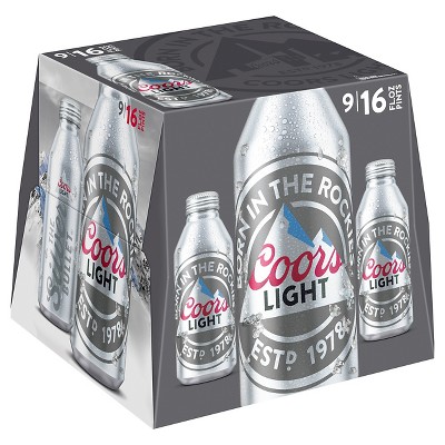 COORS LT ALU 16OZ CN 2/9