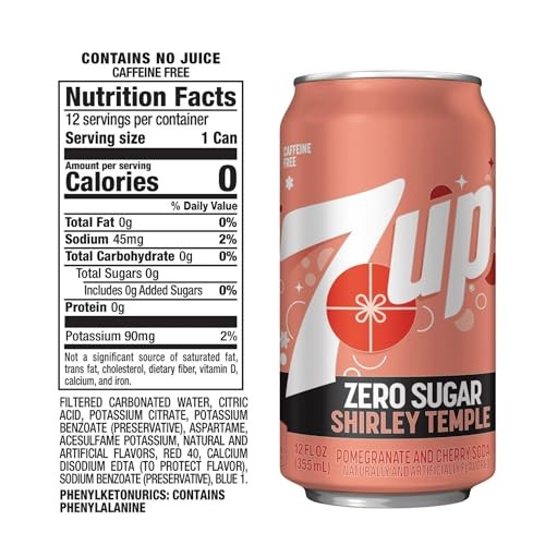 7UP SHIRLEY TEMPLE ZERO 12OZ 12PK CANS  (copy)