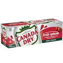 CANADA DRY CHERRY GIN FRUIT SPLASH ZERO 120Z 12PK CANS 