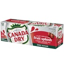 CANADA DRY CHERRY GIN FRUIT SPLASH ZERO 120Z 12PK CANS 