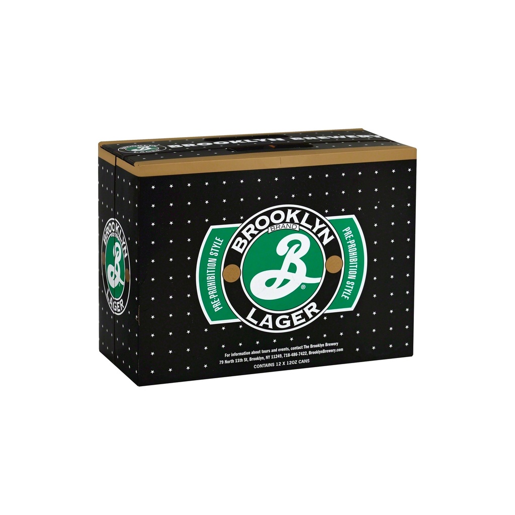 BROOKLYN LAGER 12OZ CN 12PACK