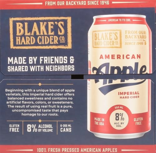 BLAKE'S APPLE CIDER 12OZ C 4/6