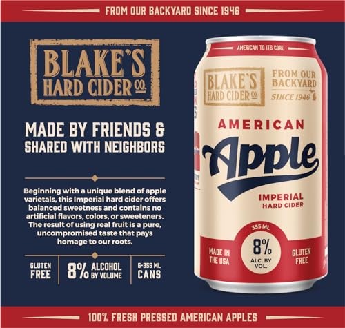BLAKE'S APPLE CIDER 12OZ C 4/6