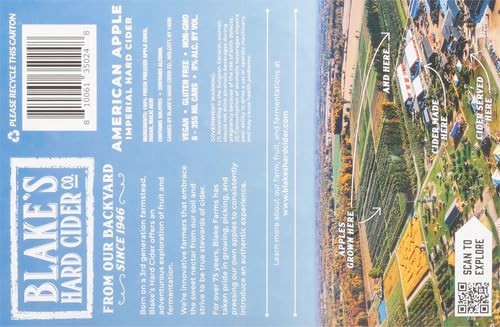 BLAKE'S APPLE CIDER 12OZ C 4/6