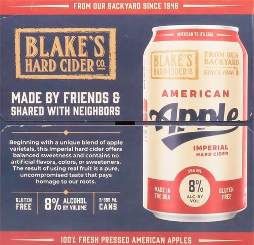 BLAKE'S APPLE CIDER 12OZ C 4/6