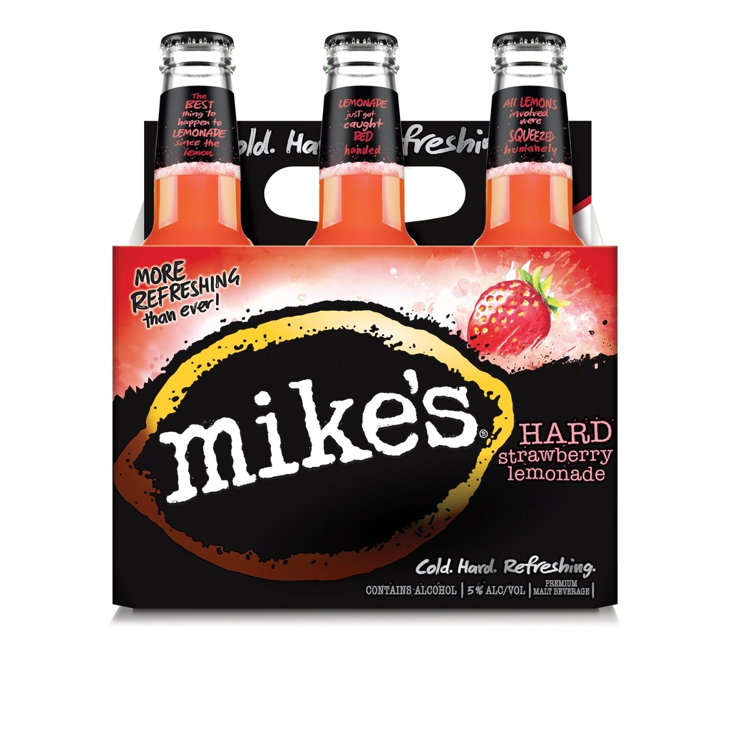MIKE'S STRAWBERRY LEMONADE 11.2OZ 6PK BOTTLES