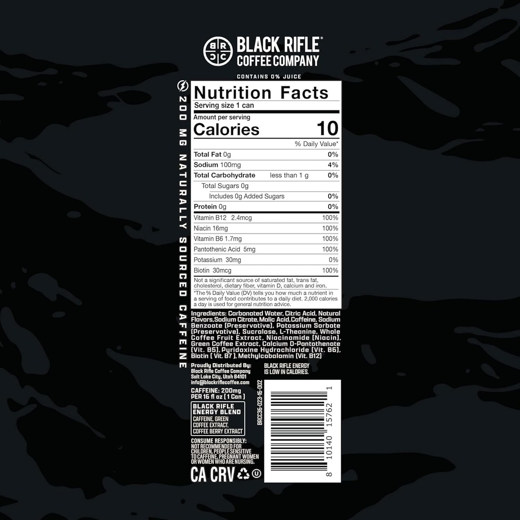 BLACK RIFLE ENERGY PROJ MANGO 16OZ CAN