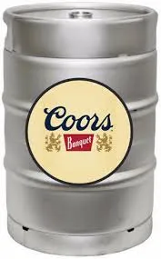 1/2 KEG COORS ORG 15.5 GAL