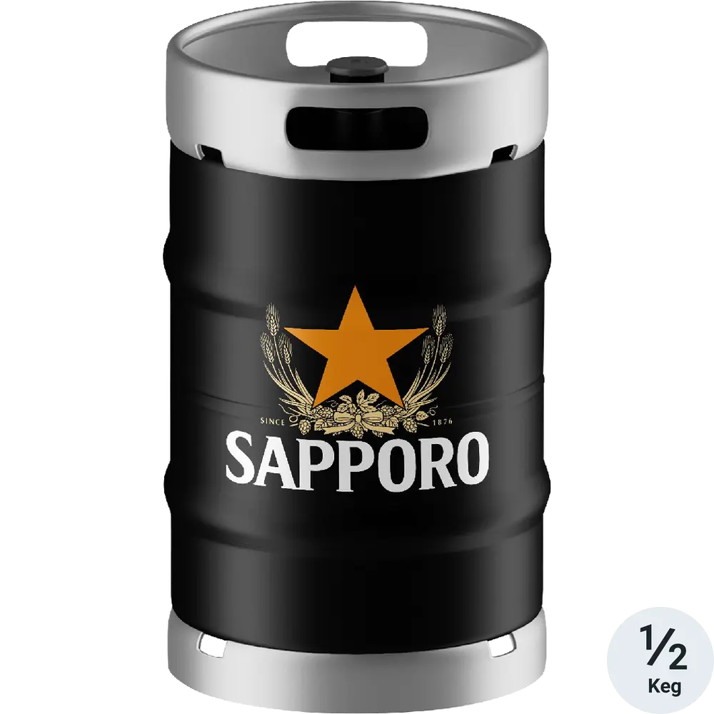 [9E3D01] 1/2 KEG SAPPORO 15.5 GAL