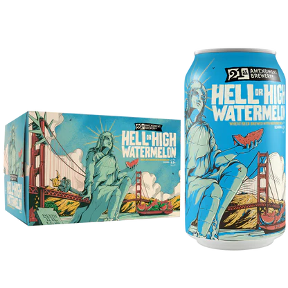 [9E0824] 21ST AMENDMENT HELL OR HIGH 12OZ C 4/6