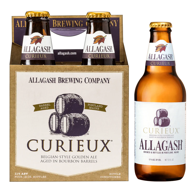ALLAGASH CURIEUX/NOC 12OZ 4PK BOTTLES