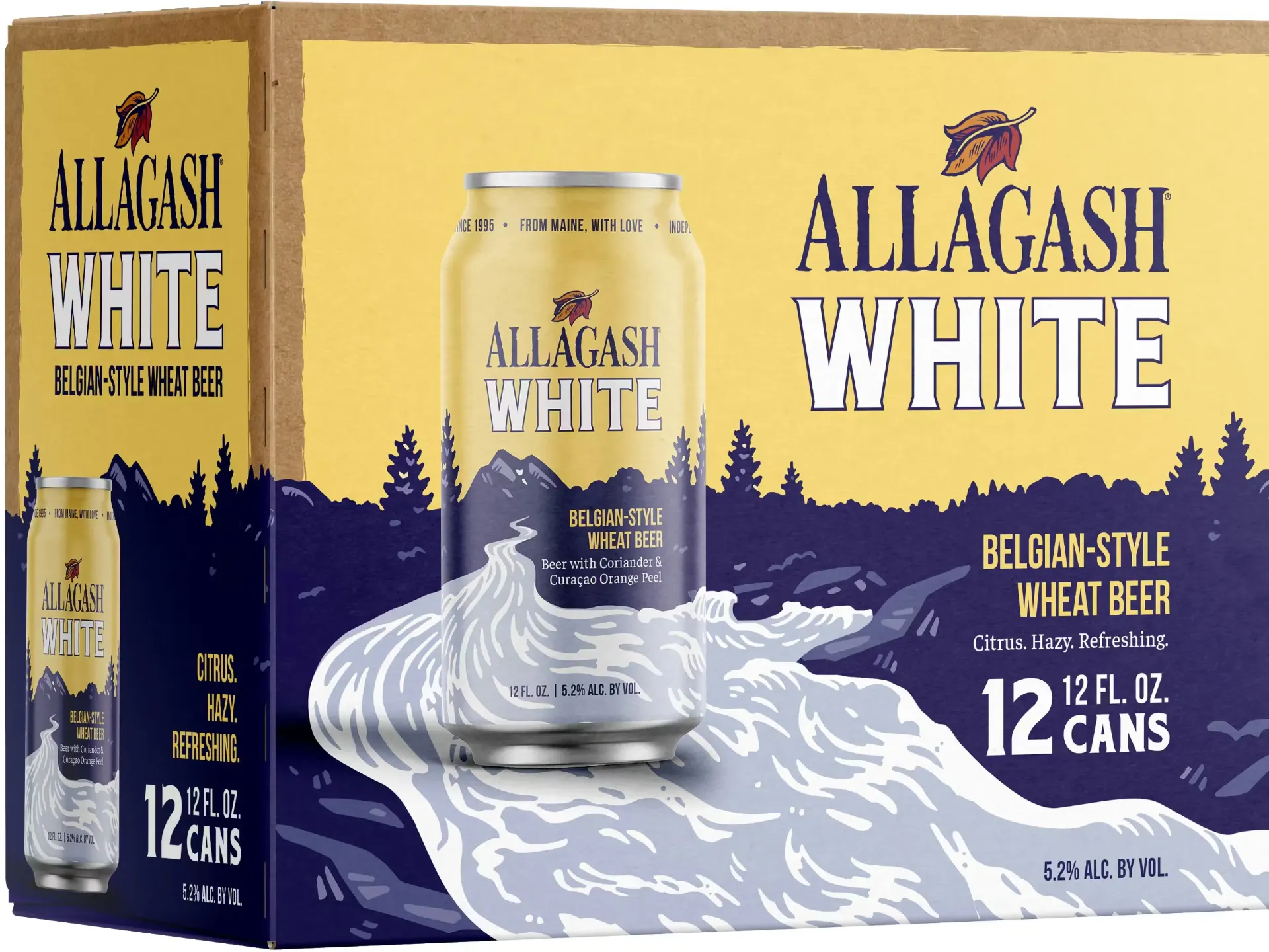 [9AC912] ALLAGASH WHITE 12OZ 12PK CANS