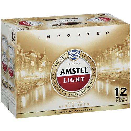 [146012] AMSTEL LT 12OZ 12PK CANS