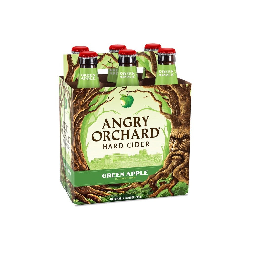 [211306] ANGRY ORCHARD GREEN APPLE 12OZ 6PK BOTTLES