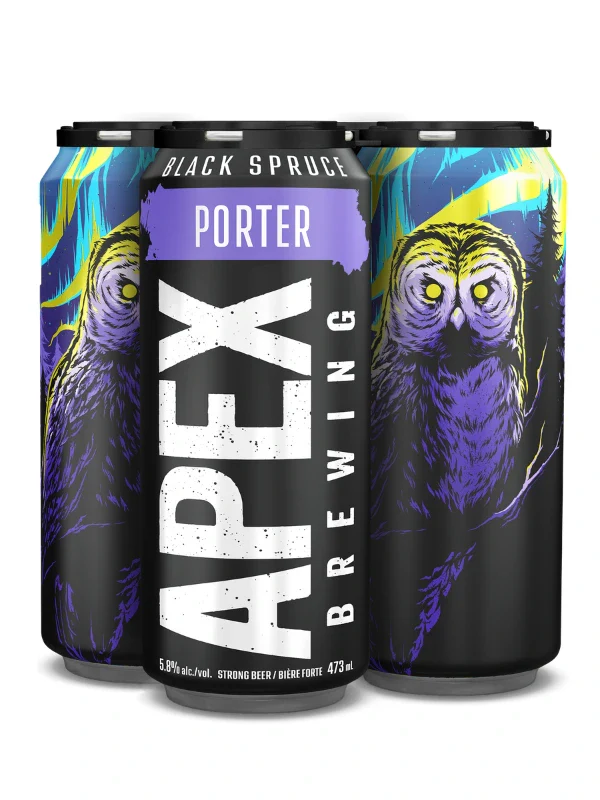 [9E3404] APEX IRN PORTER 16OZ 4PK CANS