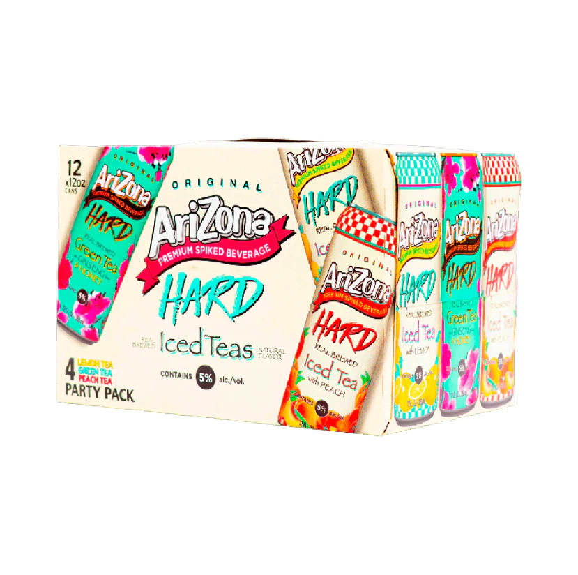 [95826024] ARIZONA HARD TEA LM V-PK 12OZ CAN 2/12