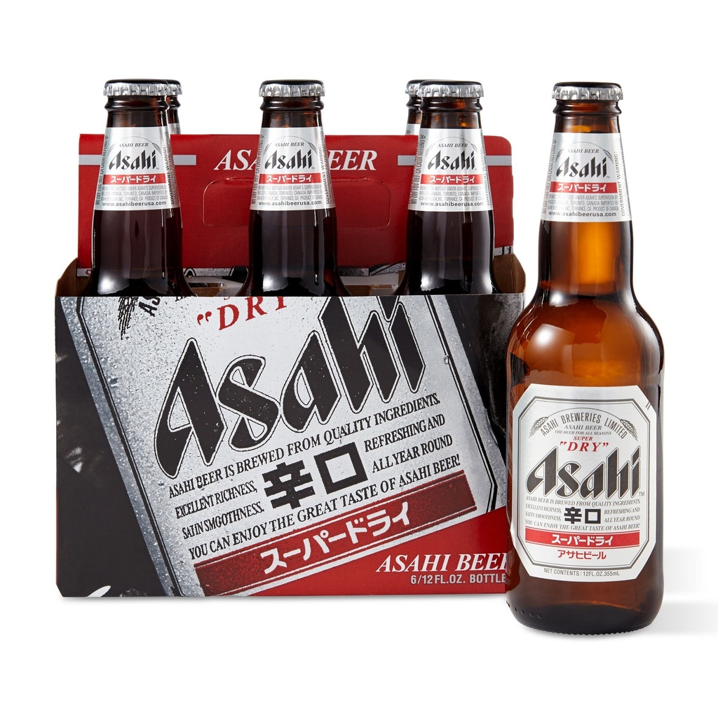 ASAHI 12OZ NR 4/6