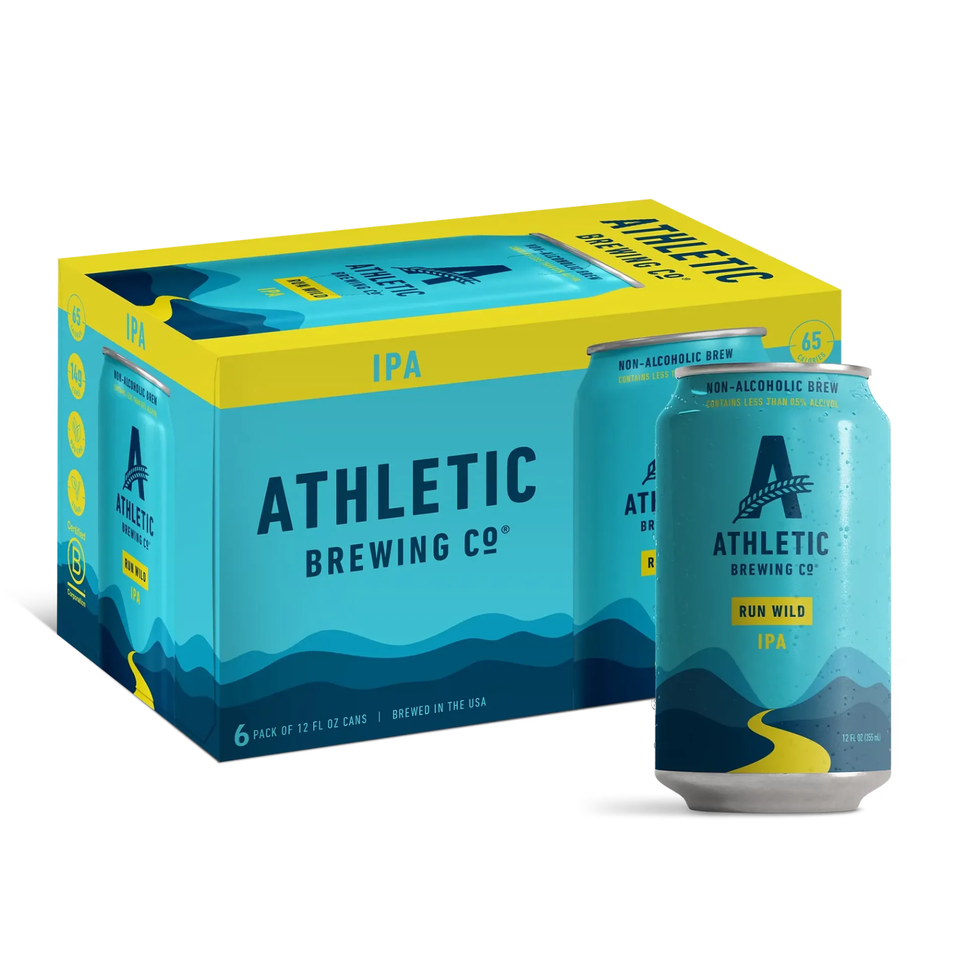 ATHLETIC RUN WILD 12OZ 6PK CANS