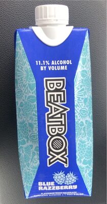 BEATBOX BLUE RASB 16.9OZ BOTT