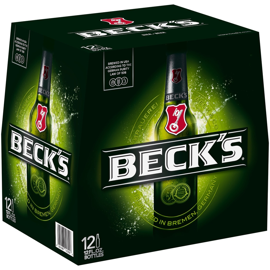 [143612] BECKS 12OZ 12PK BOTTLES