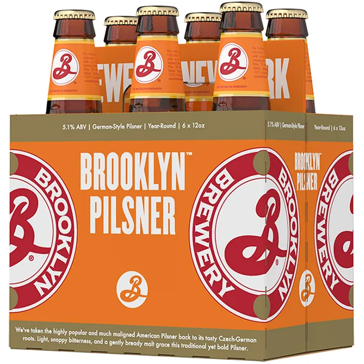 [814606] BROOKLYN PILS 12OZ 6PK BOTTLES