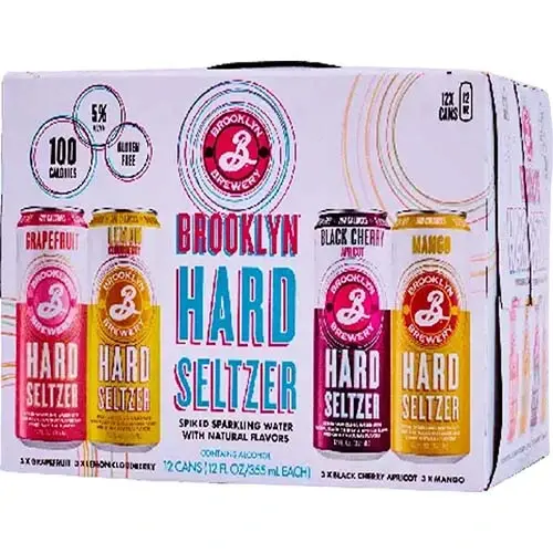 [9BE312] BROOKLYN SELTZER 12OZ 12PK CANS