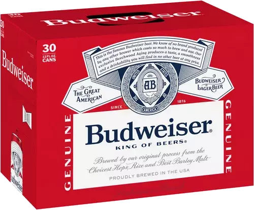 BUD 12OZ CN 30PK