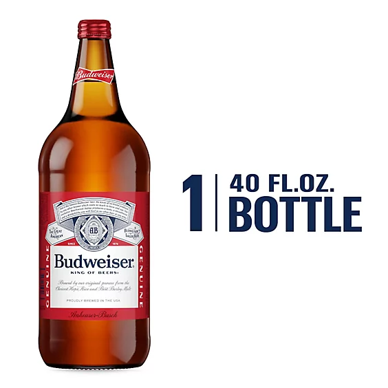 [163301] BUD 40OZ BOTTLE