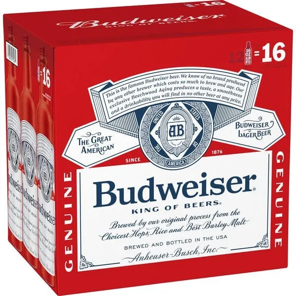 [186124] BUD ALU 16OZ 2/12PK