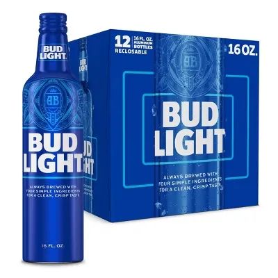 [134312] BUD LT ALU 16OZ 12PK BOTTLES
