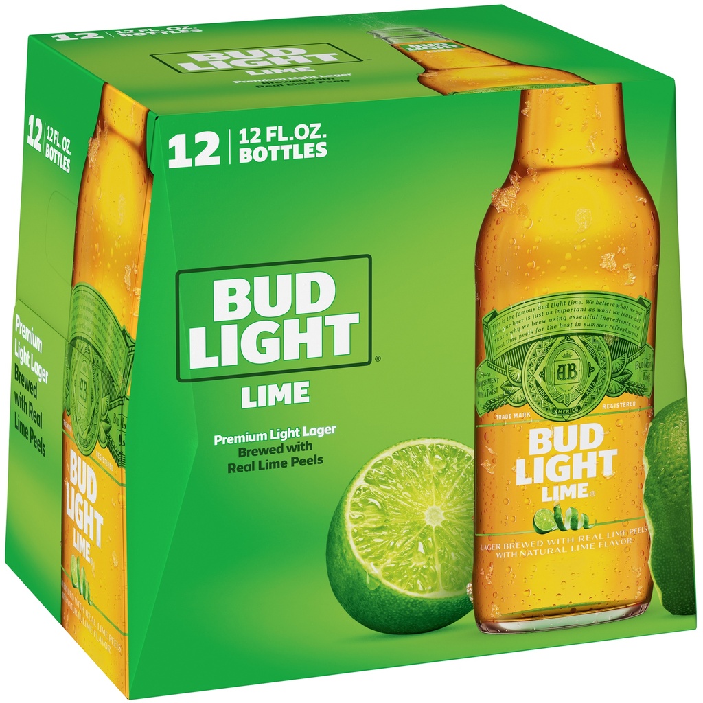 [816724] BUD LT LIME 12OZ NR 2/12