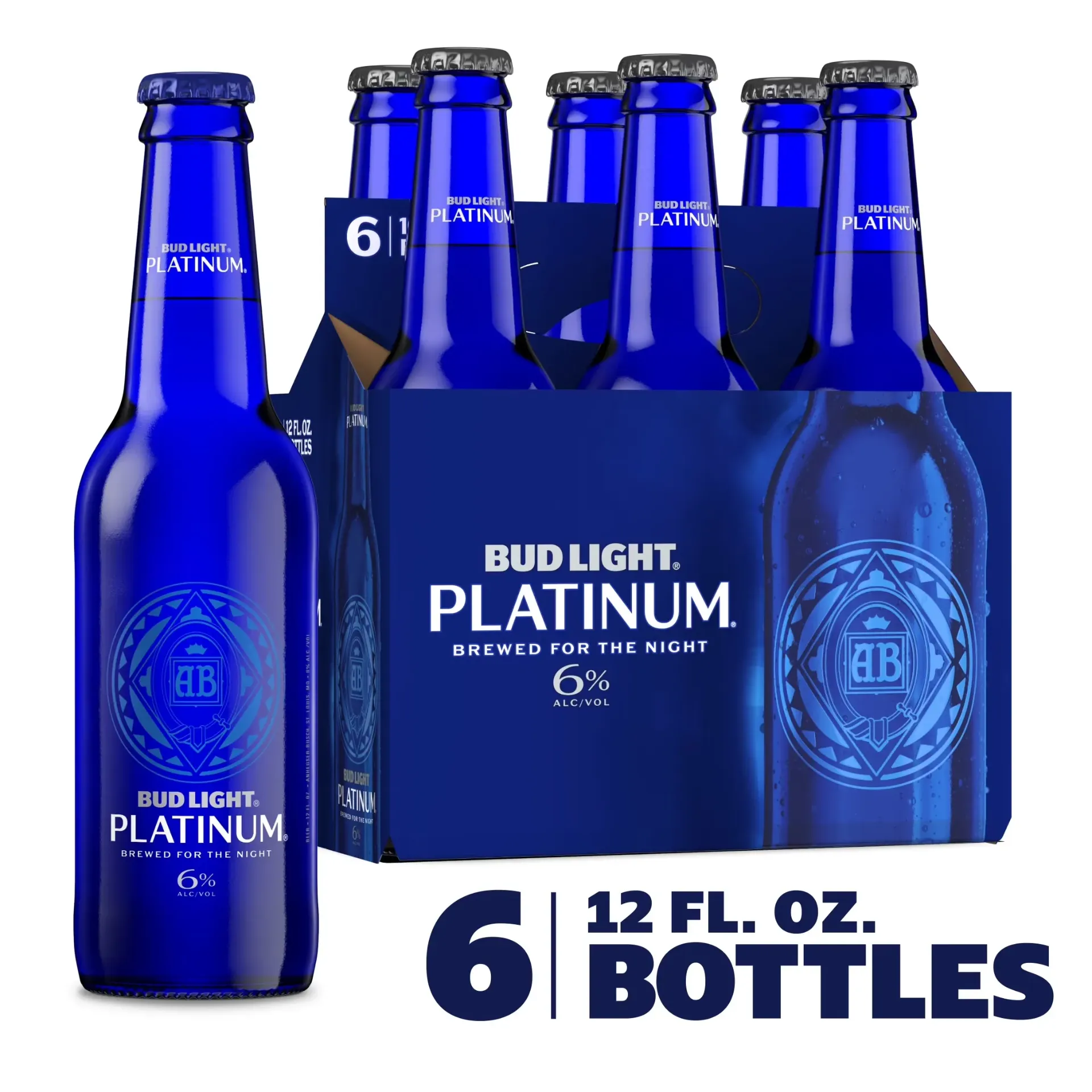 BUD LT PLATINUM 12OZ 6PK BOTTLES