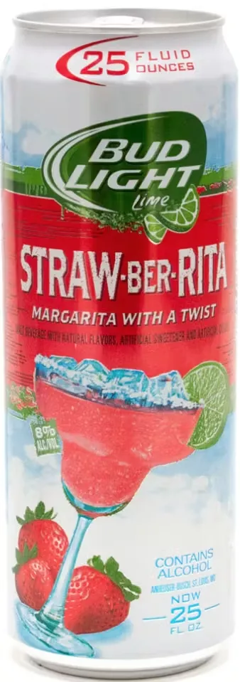 [9B9001] BUD RITA STRAW 25OZ CAN