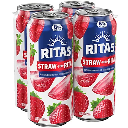 [175206] BUD RITA STRAW 16OZ C 4PK