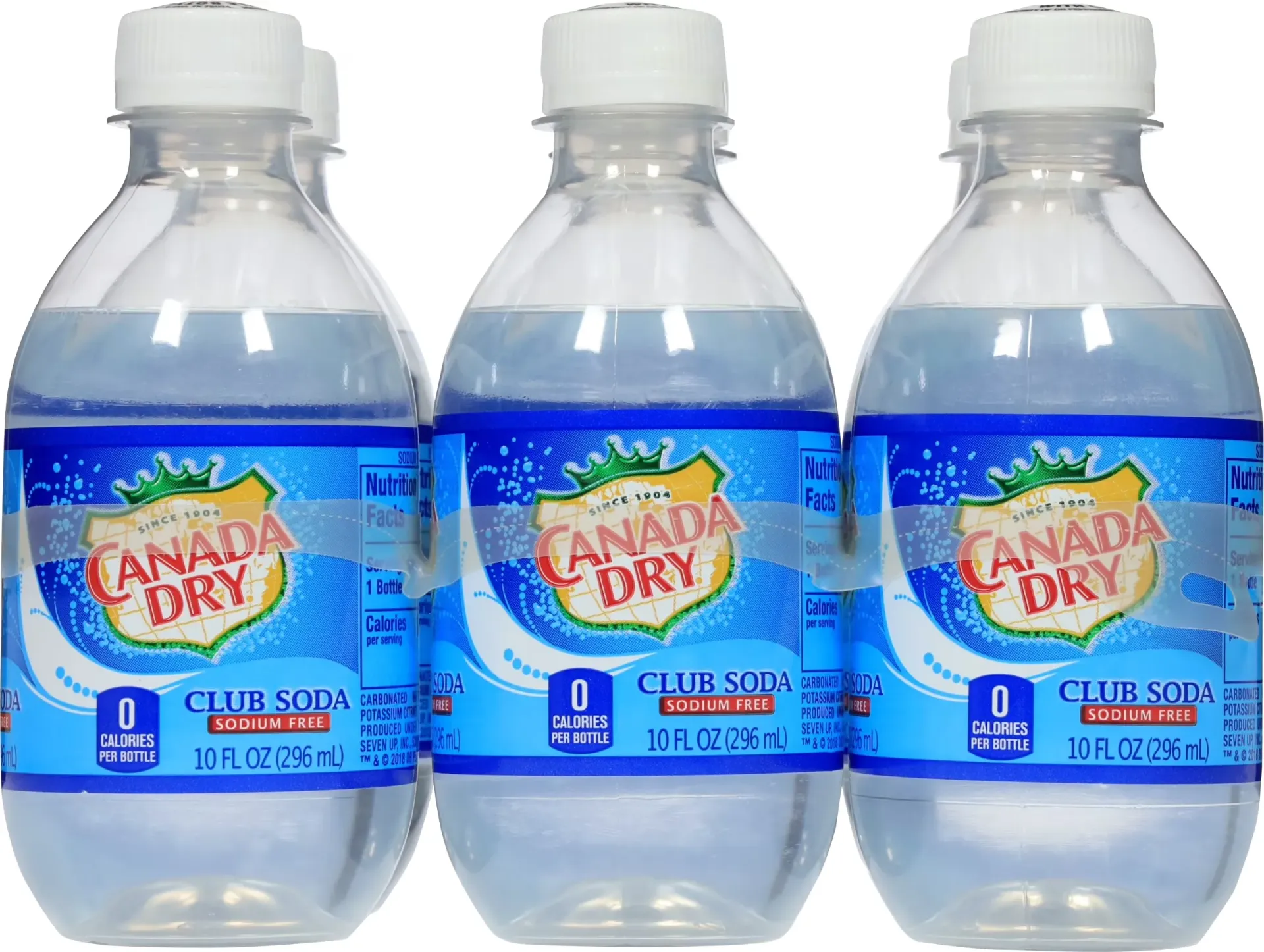 [174606] CANADA DRY CLUB 10OZ 6PK BOTTLES