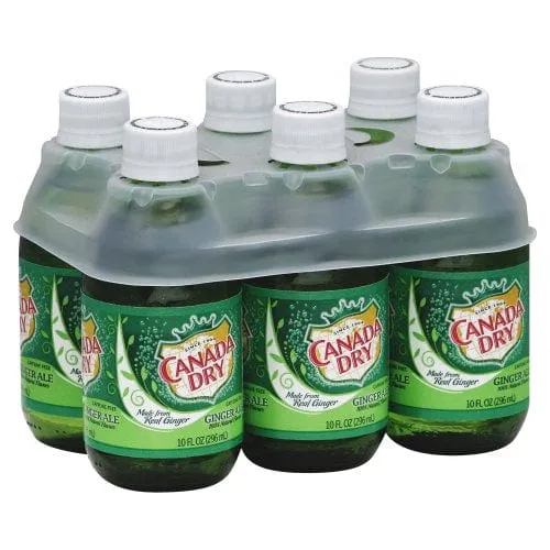 [653106] CANADA DRY GIN 10OZ 6PK BOTTLES