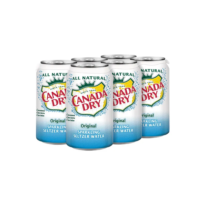 [179306] CANADA DRY SELTZERL 120Z 6PK CANS