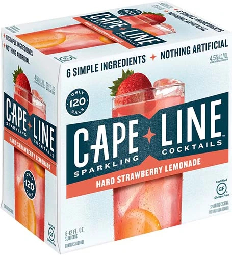 [99D206] CAPE LINE STRW 12OZ 6PK CANS