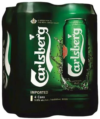 [238504] CARLSBERGER 16.9OZ 4PK CANS