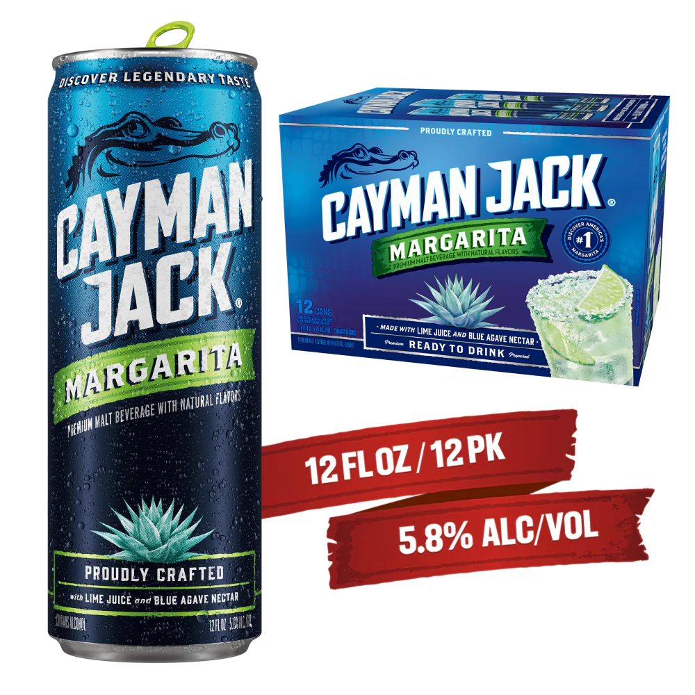 [9AB524] CAYMAN JACK MARGARITA 12OZ CAN 2/12