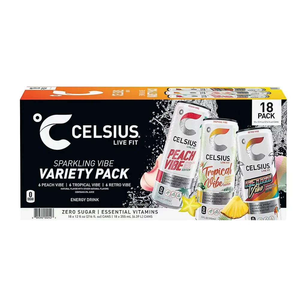 CELSIUS V-PK 12OZ C 18PK