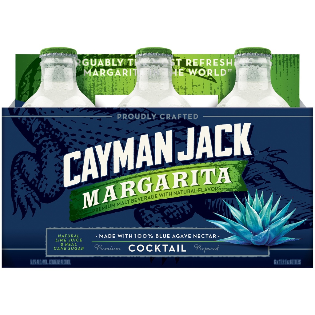 [9B3306] CAYMAN JACK MARGARITA 11.2OZ 6PK BOTTLES