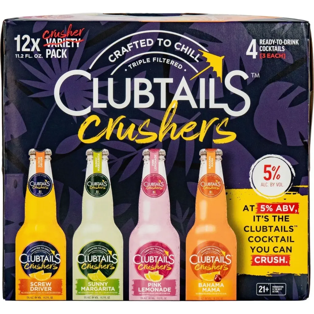 CLUBTAILS CRUSHERS V-PK 12OZ 12PK BOTTLES