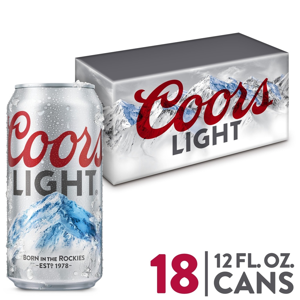 COORS LT 12OZ CN 1/18