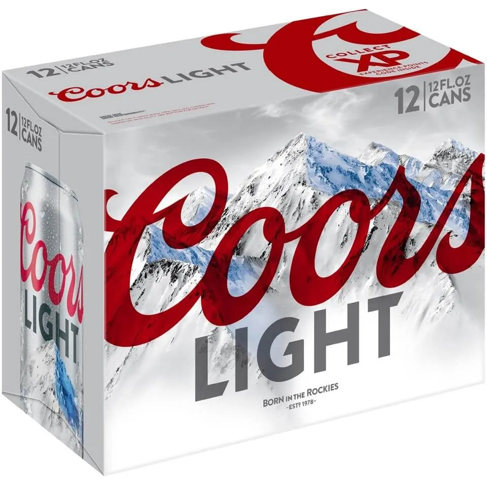 COORS LT 12OZ CN 2/12