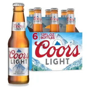 COORS LT 12OZ 6PK BOTTLES