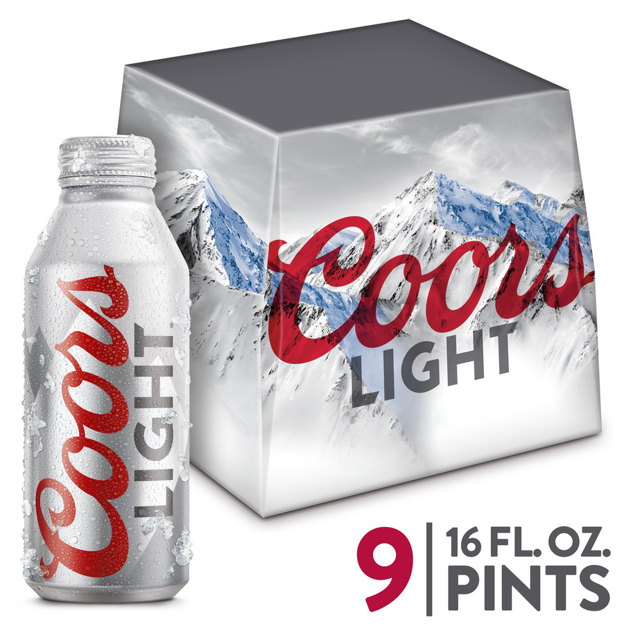 COORS LT ALU 16OZ CN 2/9