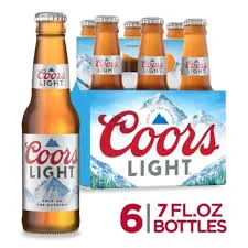 [202306] COORS LT 7OZ 6PK BOTTLES