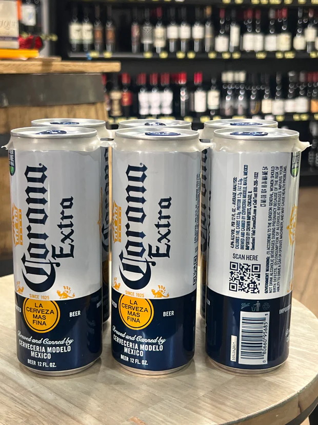 [163906] CORONA EXTRA 16OZ 6PK CANS