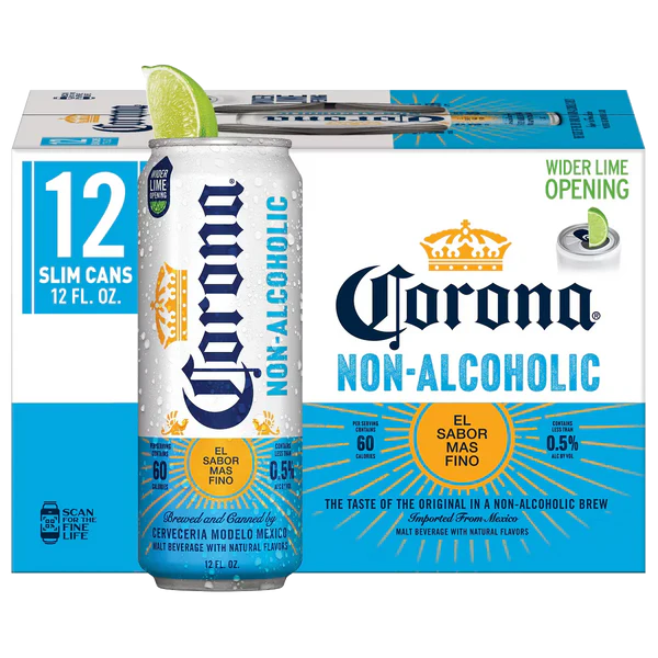 [9E5212] CORONA NON ALCOH 12OZ 12PK CANS